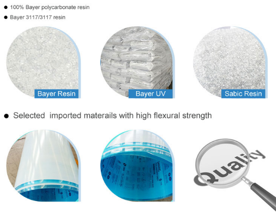 4mm Polycarbonate Light Diffuser Sheet For Enhanced Light Diffusion