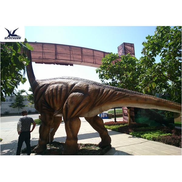 Playground Decoration Giant Dinosaur Statue Realistic Brachiosaurus Dinosaur Replica
