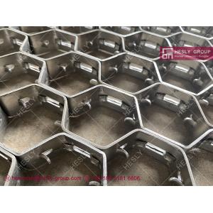 Wholesale ss316L hex steel for refractories in ducts | standard size 36“x 120&quot; | 14Ga(2.0mm) thickness, 19mm height from china suppliers