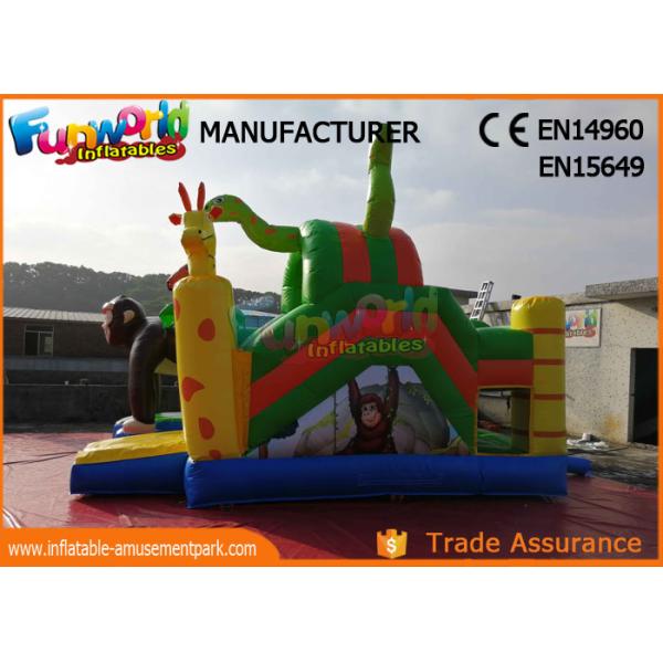 Children Inflatable Bouncer Gorilla Jumping Castle For Garden / Playground