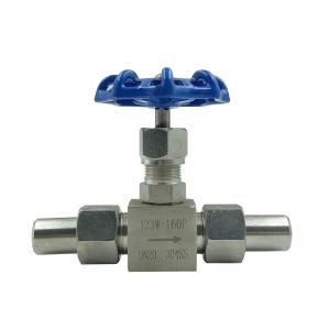 Wholesale 304 316L Straight Way Female Welded Ball Needle Valve for High Pressure Sanitary from china suppliers