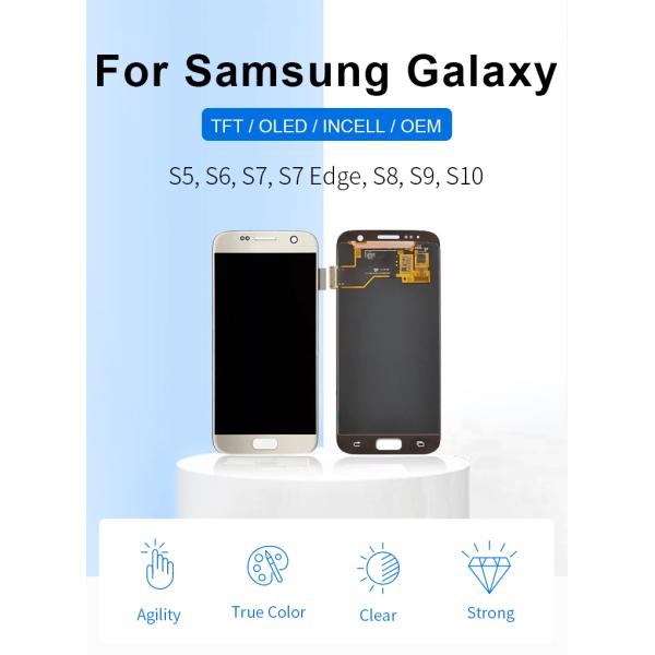 5.1inch Cell Phone LCD Screen For SAM Galaxy S7 Edge G935