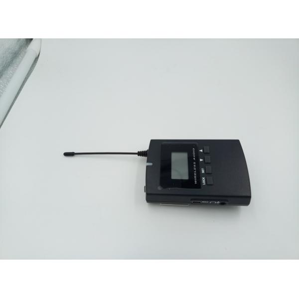 Black 008C Audio Guide Device Tour Guide Radio Systems For Scenic Spot