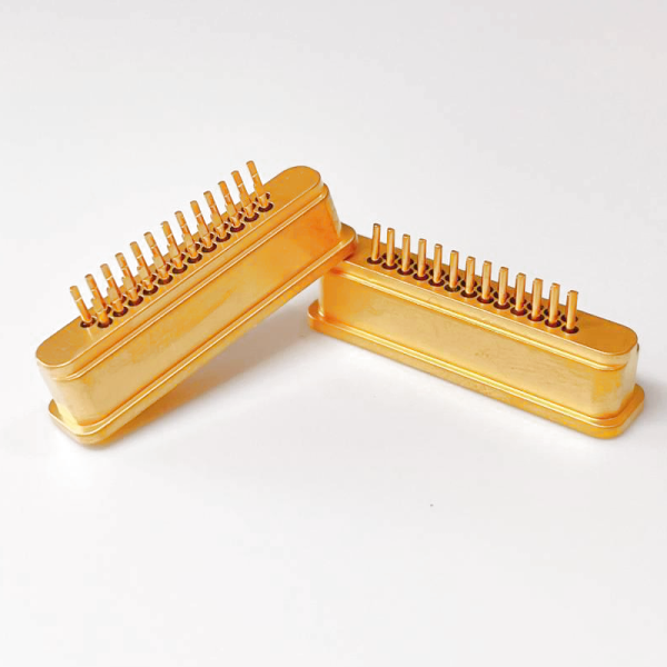 Glass Sintered Sealed J30J Micro-D Connector with 3A Rated Current for Aeronautics and Astronautics and Aerospace Applications