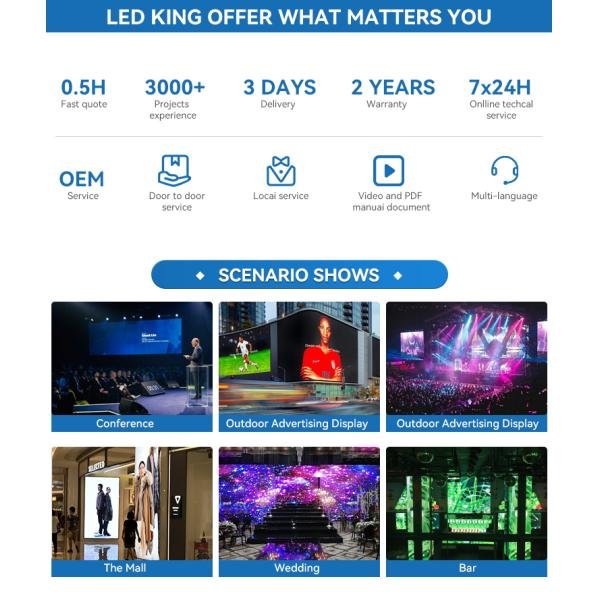 P4 High Brightness Outdoor LED Display Screen IP65 Waterproof LED Billboard with 3840-7680Hz Refresh Rate
