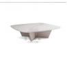 Contemporary Design Square White Marble Coffee Table W001H1 for sale