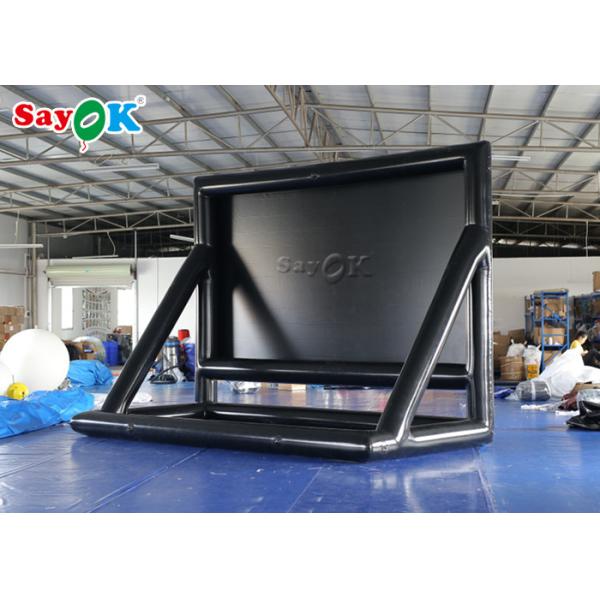 Inflatable Projection Screen 210D Oxford Cloth Inflatable Movie Screen For Family Party