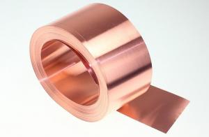 China 70um 35um Copper Foil Sheet , LED 20 Gauge Copper Sheet Roll on sale