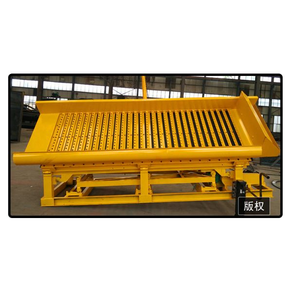 Vibrating Sluice Box Gravity Separator with Long Service Life Simple Structure and Easy to Operate for Gold Mining
