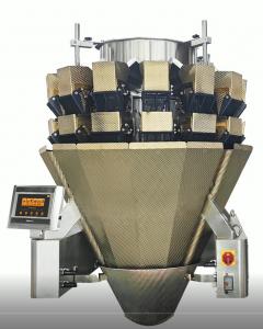 China Mesh Multihead Combination Weigher IP65 Waterproof Teflon Coating SS304 14 Heads on sale