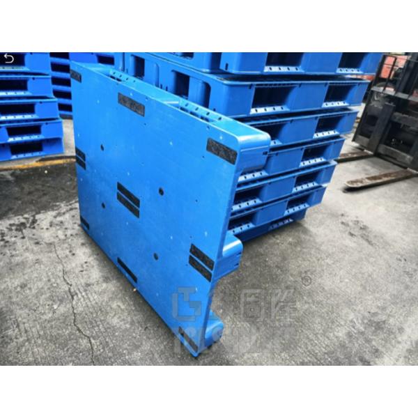 Heavy Duty Plastic Euro Pallets 17.5kgs Weight 6T Static load