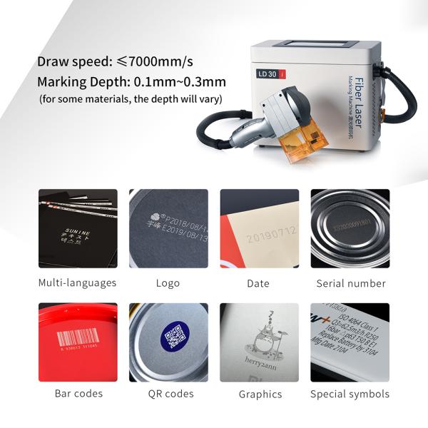 Jewelry Integrated Laser Marking Machine , Mini Laser Engraving Machine For Metal