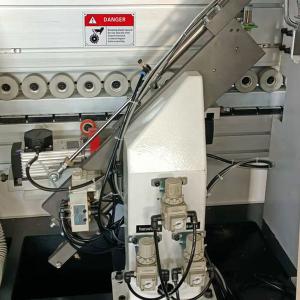 Two Trimming Automatic Wood Edge Banding Machine With End Cutting