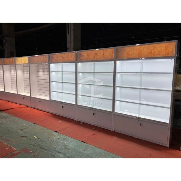 Nonluminous LOGO Mobile Phone Display Showcase Counter ODM