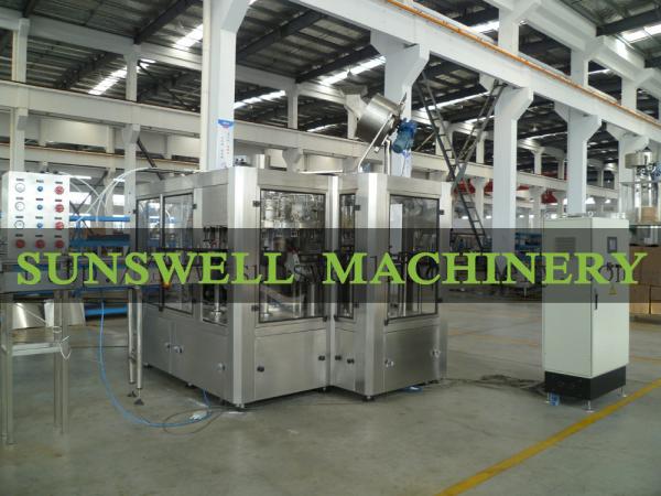 Quality PET Bottle Carbonated Filling Machine , Soft Drink Automatic Filling Line for sale