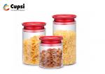 1000ml Airtight Lid Glass Food Storage Canisters With Silicone Sealing Ring