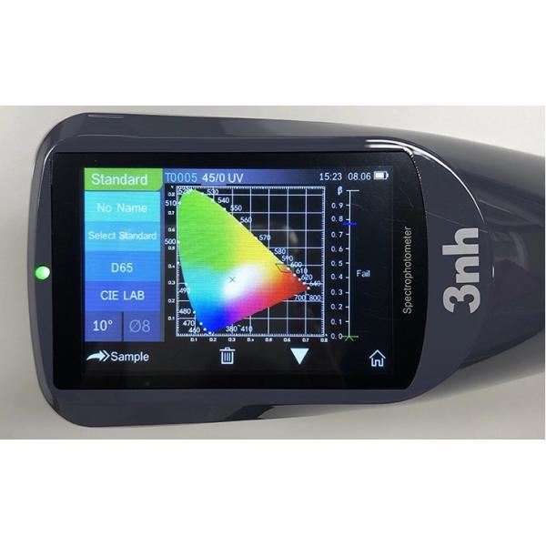 YS4560 45/0 Spectrophotometer 4mm 8mm Double Aperture Chroma Meter for Textile Color Checking