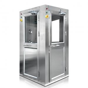 China Customized three-doors stainless steel air shower cleanroom air shower supplier air shower clean room on sale