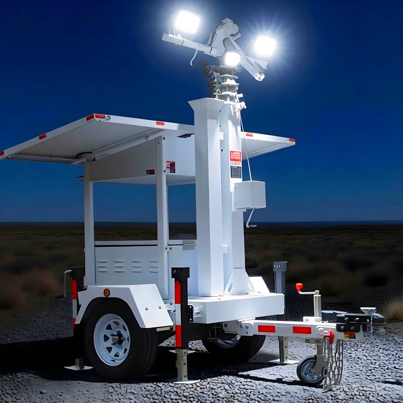 Portable Light Tower Solar Power Generation Large Capacity Energy Storage System Outdoor Event Festival Solar Light Tower