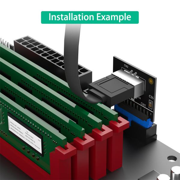 20Pin Header USB Front Panel Adapter USB 3.1 Key A Type E To USB 3.0