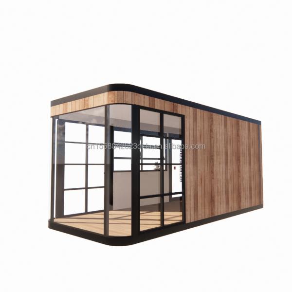 Galvanized Steel Square Tubes Structure 20FT Container Coffee Bar Mobile Sunlight House Outdoor Bar with Customized Color