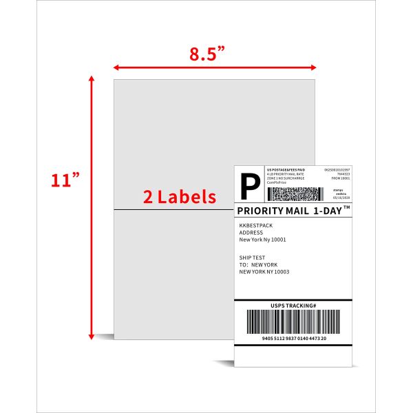 Waterproof A4 Label Stickers with Strong Adhesive and Customizable Size for Logistics and Supermarket Use
