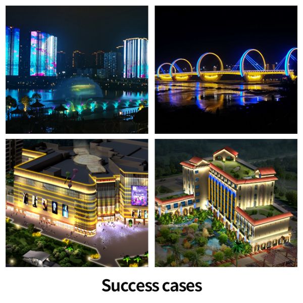 Holiday LED Pixel Point Light DC12V SMD3535 RGBW Chasing Light Round 30mm Smart Christmas Permanent Residential Light