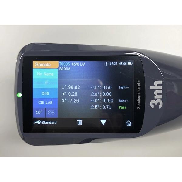 YS4560 45/0 Spectrophotometer 4mm 8mm Double Aperture Chroma Meter for Textile Color Checking