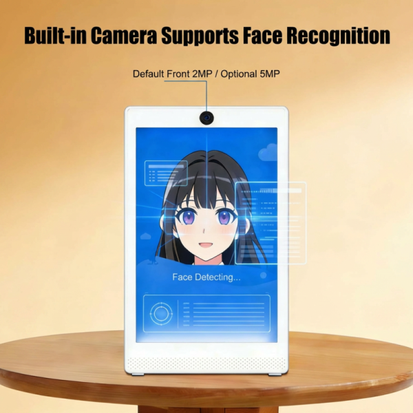 Smart Desktop Digital Signage Display with Touch Screen, Face Recognition & Full HD Resolution