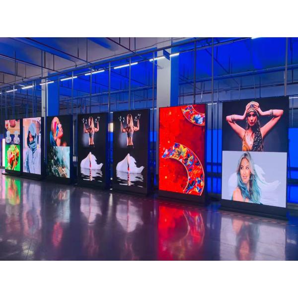 IP65 Waterproof Outdoor Light Box Poster P3 Smart Led Poster Display 768x1920