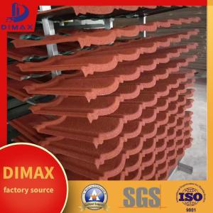 China Waterproof Stone Coated Metal Roofing Tiles Hail Resistance Roof Tile Metal Sheets on sale