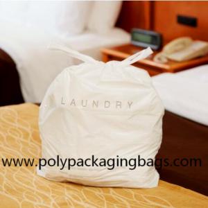 Wholesale Biodegradable LDPE Plastic Laundry Bag With Cotton String Rope from china suppliers