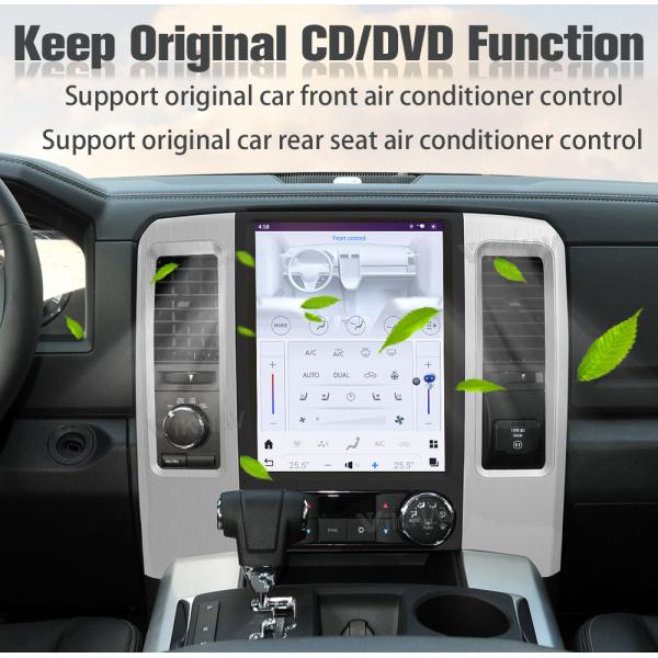 12.1 inch Head Unit For 2008-2011 Dodge Ram GPS Navigation Multimedia player Touch Screen Support Wireless Carplay