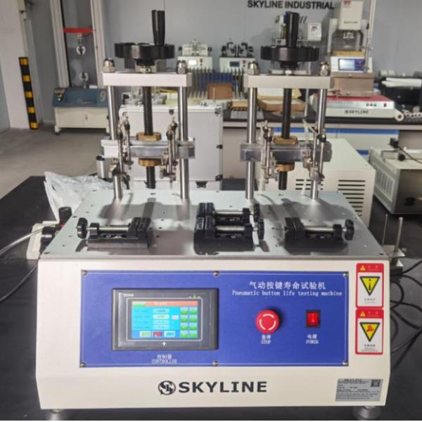 Switches Keyboards Phone 8 Stations Pneumatic Button Life Fatigue Testing Machine Key Durability Tester