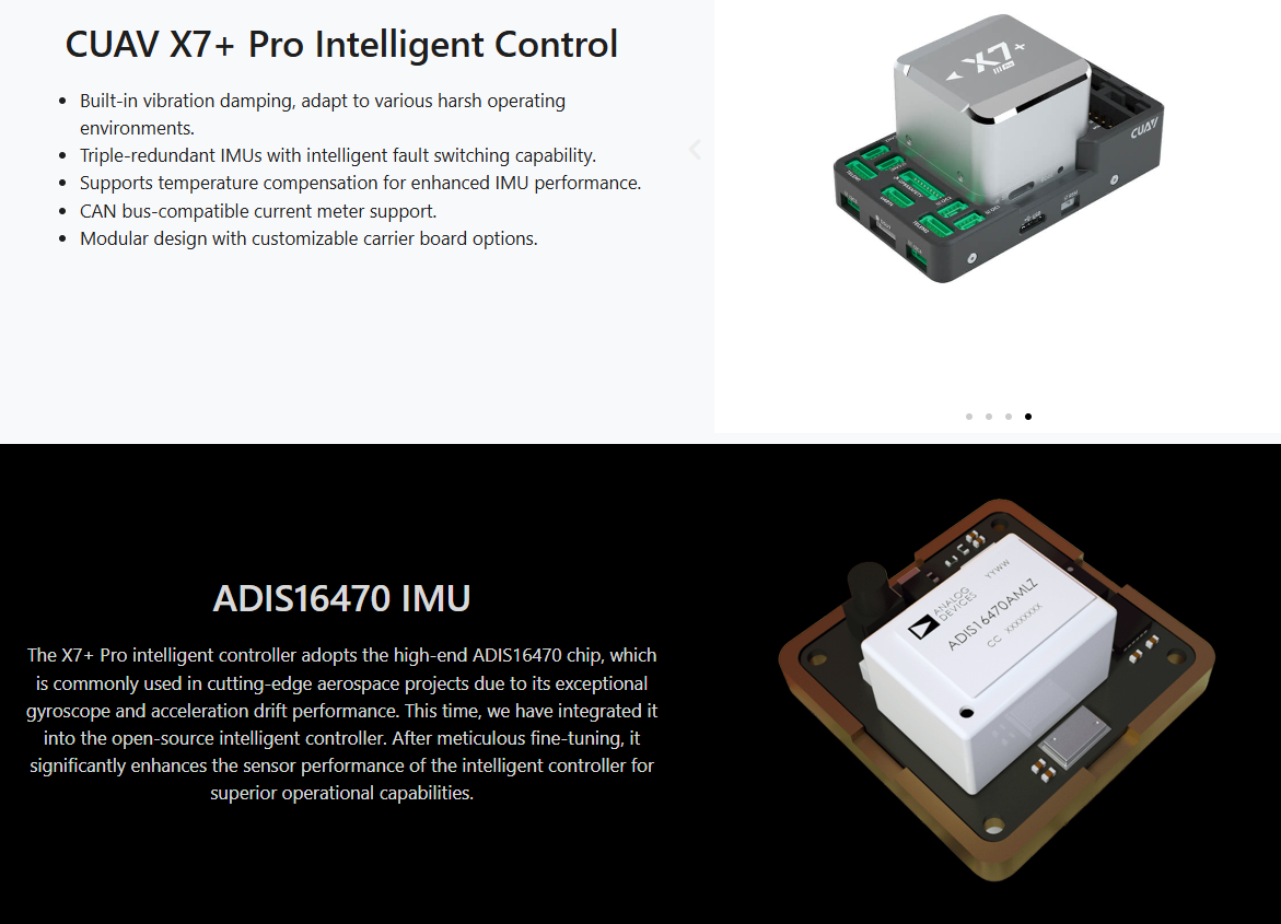 Cuav X7+ Pro Pixhawk Flight Controller with Gps Neo3 Compatible Ardupilot 4.10 4 1.12.3 for Drone Zld