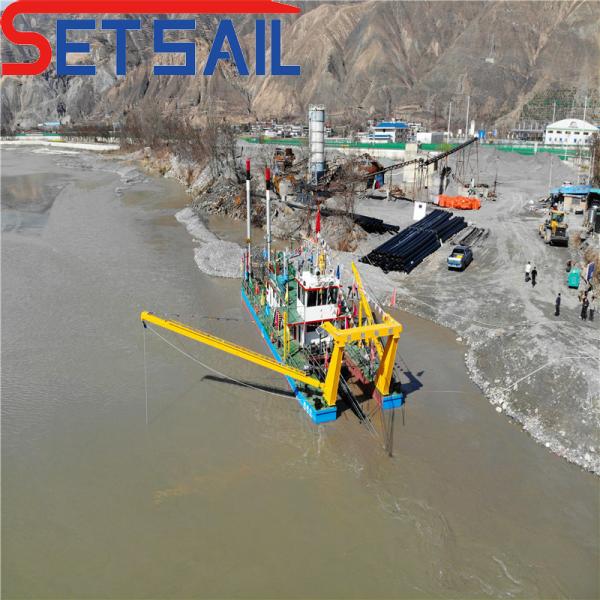 39-65m Pump Head Siemens PLC Cutter Suction Dredging Equipment for Dredging in River