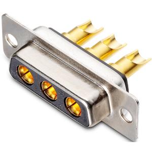 Buy cheap 3w3 power D-SUB connector combo type hole on 10/20/30/40 amps female socket from wholesalers