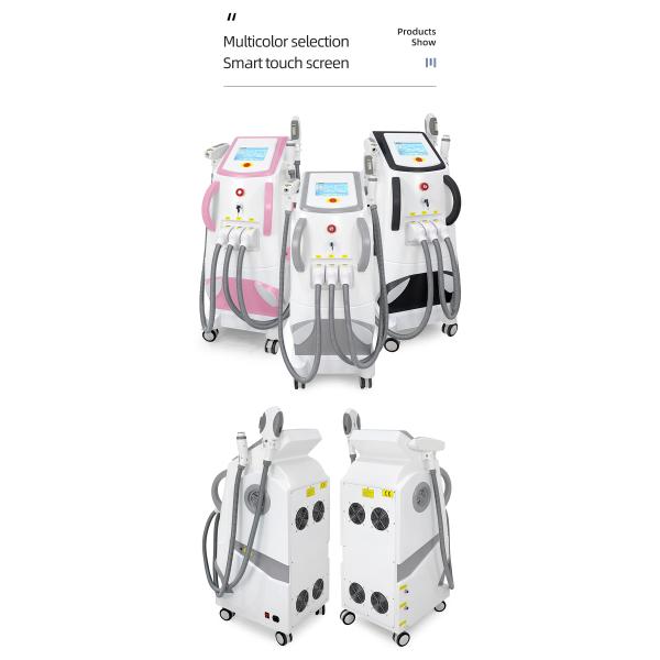 E Light Shr Rf Nd Yag Laser Beauty Machine 3 In 1 for Hair Removal