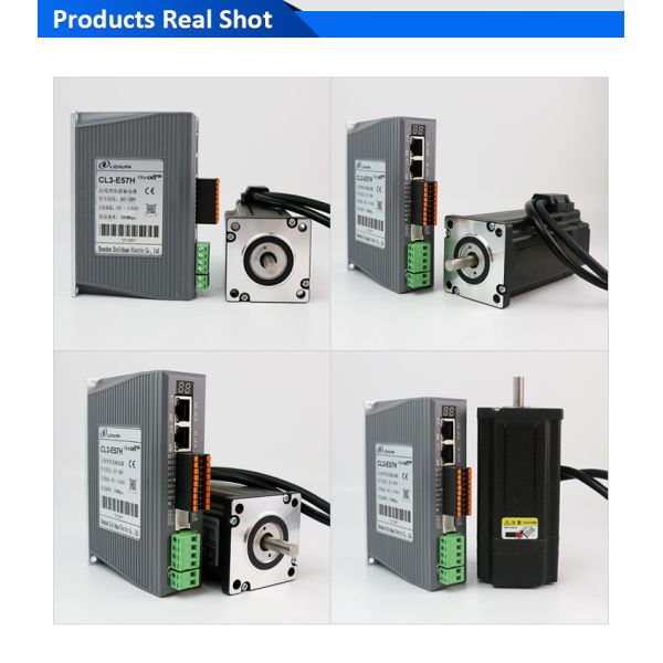 Lichuan DC Closed Loop Stepper Motor Drivers Kit 2.3N.m 2 Phase Nema24 DC24V～48V 4.0A 1000PPR