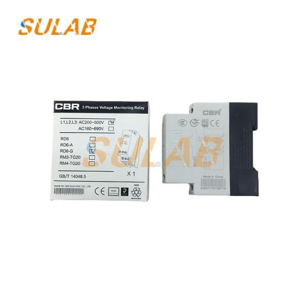 3 Phases Elevator Lift Spare Parts Voltage Monitoring Relay Contactor CBR RD6-G