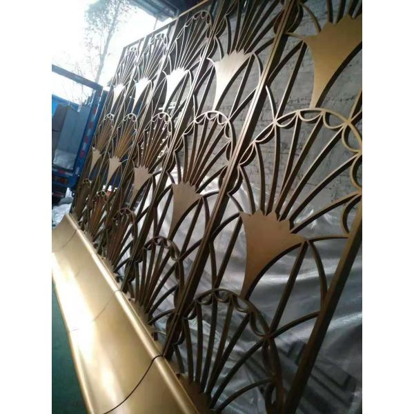 Colored Metal Laser Cut Panels stainless steel partitions For Sunshades Louver Window Screen 201 304 316