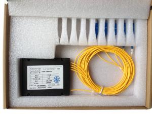 Low Loss Fiber Optic Splitter 1X2 1*4 1*8 SC/APC Plastic ABS Box For Local Area Networks