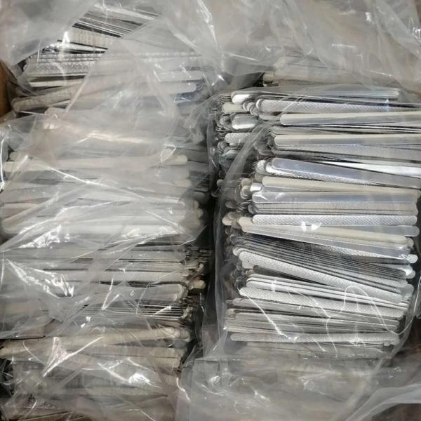 Self Adhesive Flat Strip Nose Bar Clips Aluminum Nose Bridge Wire