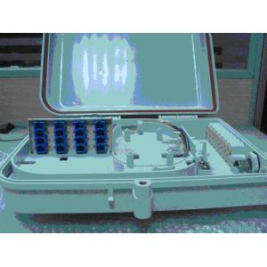 Wholesale CATV Wall Mountable Fiber Distribution Box 16 Port With Rainfall Resistance from china suppliers