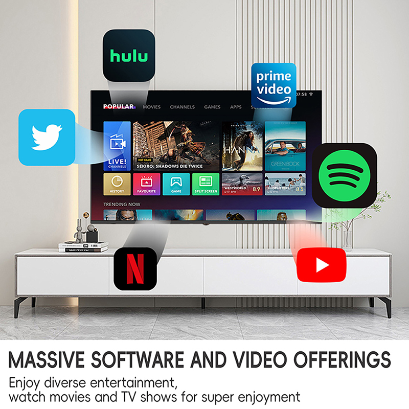 Bluetooth Enabled 4K Google TV Connect Headphones Wirelessly