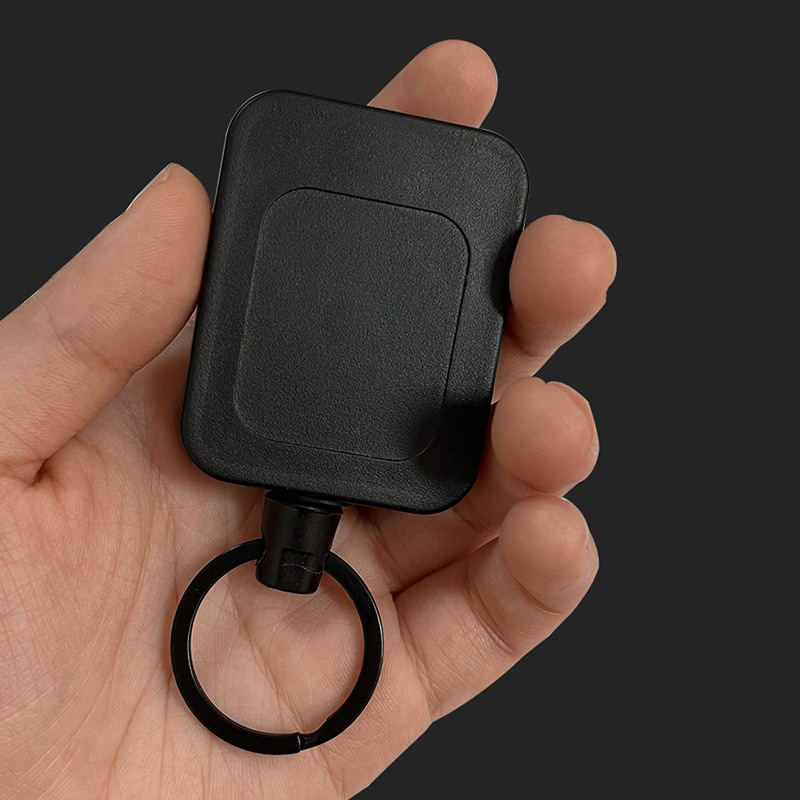 Retractable Keychain – Custom Logo, 87cm Wire Rope