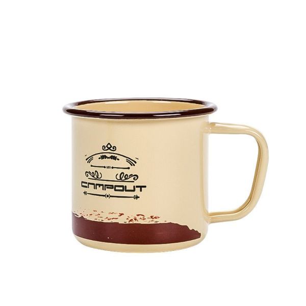 Thickness 0.5mm Iron Customized Sublimation Enamel Mug Practical for Indoor Outdoor Activities Coffee Tea Beer Mugs Bulk