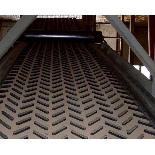30° Inclination multi Corss Strip Pattern Rubber Conveyor Belt