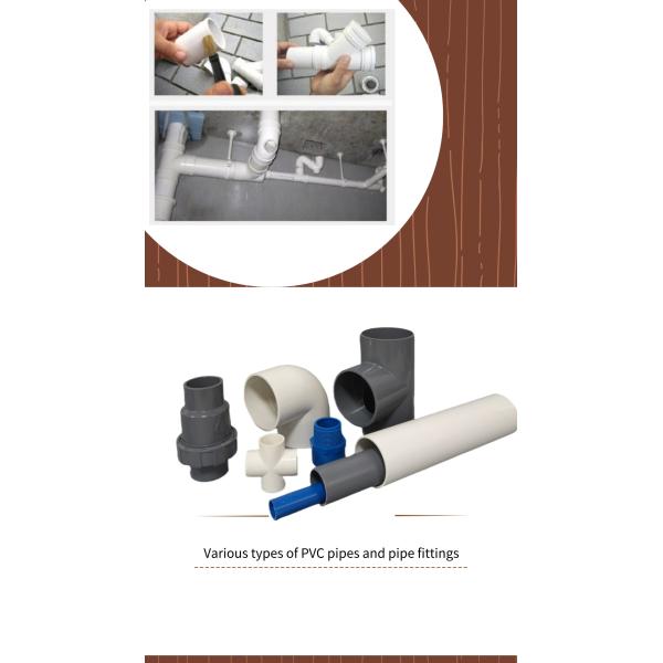 PVC Plastic Tubes Threaded Pipe for Various Applications DIN Standard PVC Pipe