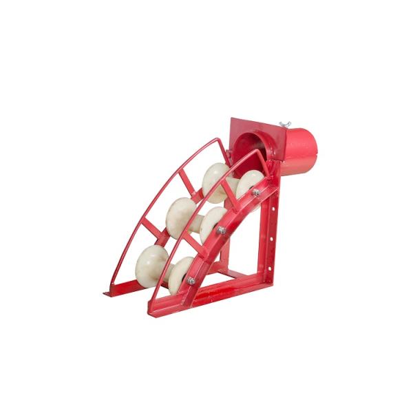 B Series Cable Entrance Protection Pulley Roller With Three Nylon Wheels